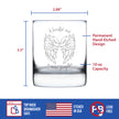 Beautiful Soul is Never Forgotten - Whiskey Rocks Glass Gift - Sympathy Memorial Gifts for Bereavement Loss - 10.25 oz Glasses