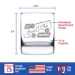 BuncO 'Clock Somewhere Rocks Glass - Bunco Decor and Bunco Gifts for Women - 10.25 Oz Glasses