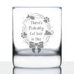 Probably Cat Hair In This - Whiskey Rocks Glass - Funny Cat Gifts for Women & Men - 10.25 oz Glasses