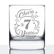 Cheers to Years - Anniversary Party Cups & Decor - Engraved Glasses & Color Ceramic Coffee Mugs