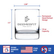 DeemedFit - Whiskey Rocks Glass - 10.25 oz Glasses