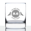 60th Birthday Dog Years - Whiskey Rocks Glass Gift - Unique Funny Bday Gifts for Women and Men Turning 60 - 10.25 oz Glasses