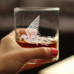 Dove - Engraved Rocks Glass Birds Decor, Accessories and Bird Themed Gifts for Bird Lovers Weighted Whiskey Glasses - 10.25 oz