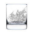 Freedom 250 Washington Crossing the Delaware Engraved Rocks Glass - 10.25 oz Official USA 250th Anniversary Merch