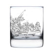 Freedom 250 Washington Crossing the Delaware Engraved Rocks Glass - 10.25 oz Official USA 250th Anniversary Merch