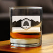 Utah Flag Whiskey Rocks Glass - State Themed Drinking Decor and Gifts for Utahn Women & Men - 10.25 Oz Whisky Tumbler Glasses (Copy)