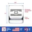 Utah Flag Whiskey Rocks Glass - State Themed Drinking Decor and Gifts for Utahn Women & Men - 10.25 Oz Whisky Tumbler Glasses (Copy)