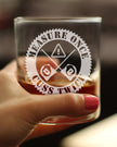 Measure Once Cuss Twice - Whiskey Rocks Glass - Best Gifts for Woodworkers, Construction Workers & Handy Man - 10.25 oz Glasses