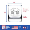 Neighbors by Chance Friends by Choice - Whiskey Rocks Glass Gift - Best Friend Neighbor Gifts - 10.25 oz Glasses