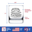 She Will Move Mountains - Whiskey Rocks Glass - Inspirational Gifts for Women - 10.25 oz Glasses