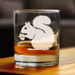 Squirrel Rocks Glass - Squirrel Gifts and Decor with Squirrels - 10.25 Oz Glasses