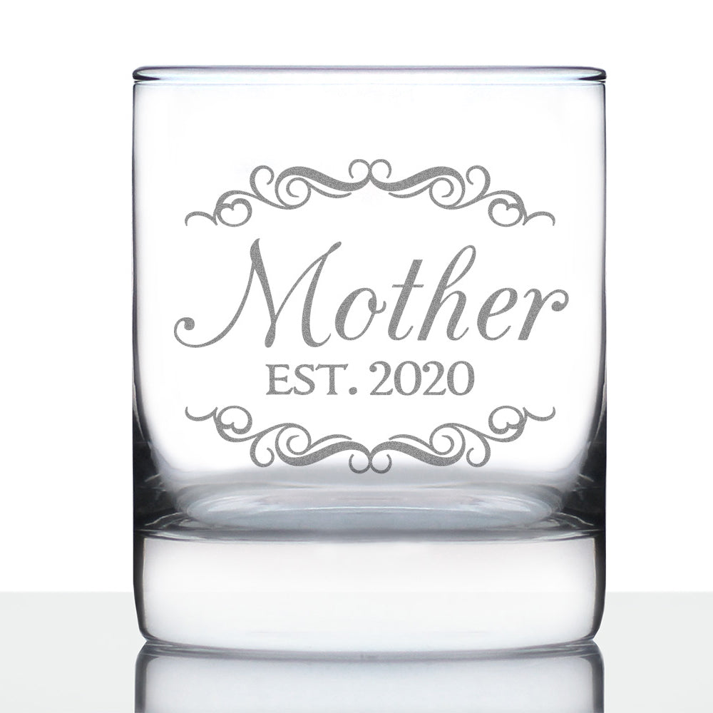 Mother Est. 2020 - 10 Ounce Rocks Glass