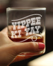 Yippee Ki Yay Engraved Rocks Glass Gifts Country Western Home Decor Weighted Whiskey Glasses - 10.25 oz