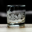 America 250 Washington Crossing the Delaware Engraved Rocks Glass America250 Official for 250th Anniversary of the USA Weighted Whiskey Glasses - 10.25 oz