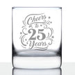 Cheers to Years - Anniversary Party Cups & Decor - Engraved Glasses & Color Ceramic Coffee Mugs