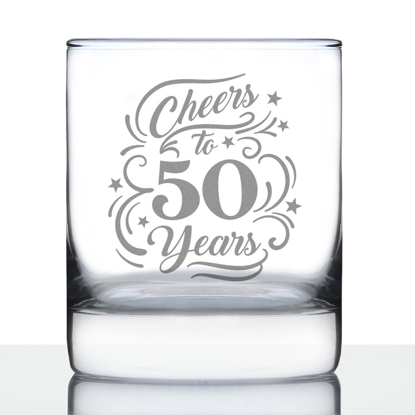 Cheers to Years - Anniversary Party Cups & Decor - Engraved Glasses & Color Ceramic Coffee Mugs