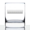 Piano Keyboard Rocks Glass - Music Gifts for Musicians, Teachers and Musical Accessories for Women and Men that Play Keys - 10.25 Oz Glasses