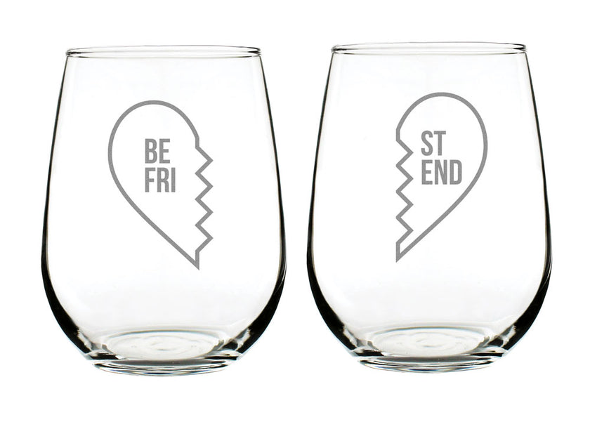 Custom for Julie - 2 x Custom Stemless Wine Glasses