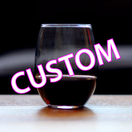 Custom 15 Oz. Stemless Wine Glass