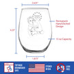 Freedom 250 Rosie the Riveter Engraved Stemless Wine Glass - 15 oz Official USA 250th Anniversary Merch