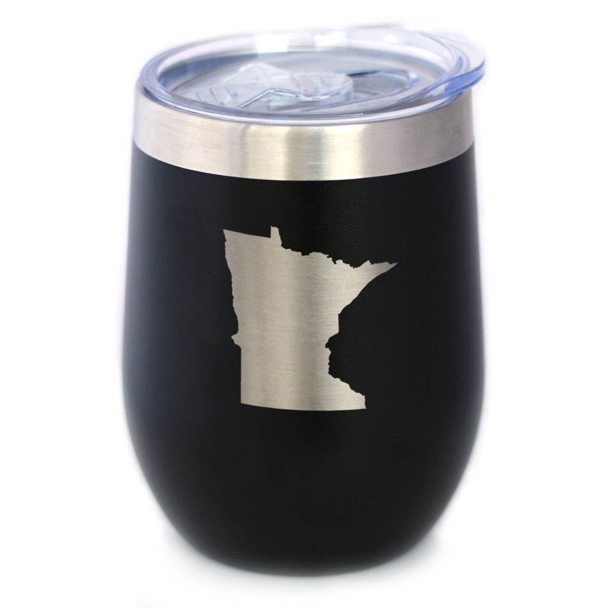 Minnesota State Outline - Wine Tumbler