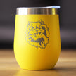 Pomeranian Face - Wine Tumbler