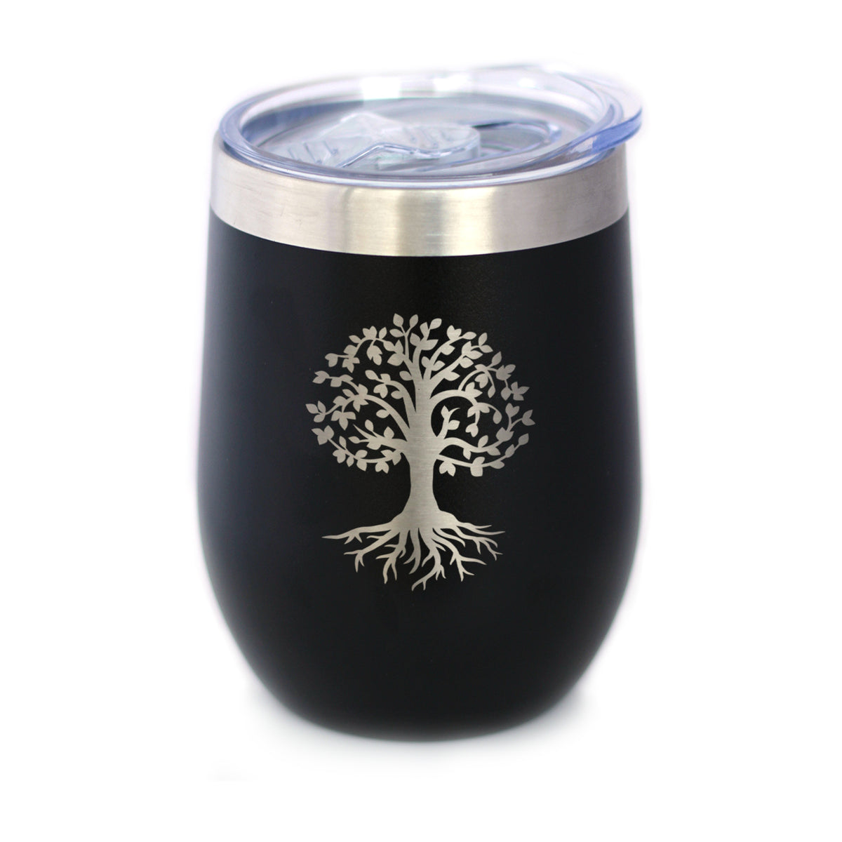 Tree of Life - Cute Family Themed Gifts and Decor - Insulated Wine Tumbler