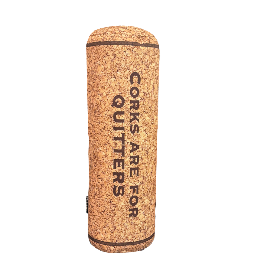 Corks Are For Quitters Wine Cork Pillow