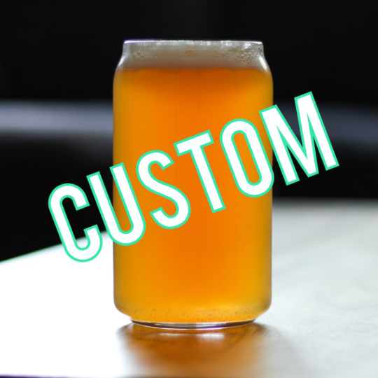 Custom 16 Oz. Beer Can Pint Glass