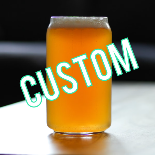 Custom 16 Oz. Beer Can Pint Glass  for Sean T.