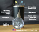 New Hampshire State Outline - Insulated Coffee Tumbler Cup with Sliding Lid - Stainless Steel Travel Mug - New Hampshire Gifts for Women and Men