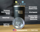 Oklahoma State Outline - Insulated Coffee Tumbler Cup with Sliding Lid - Stainless Steel Travel Mug - Oklahoma Gifts for Women and Men Oklahomans