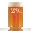 29ish - Funny 16 oz Beer Can Pint Glass - 30th Birthday Gifts for Men or Women Turning 30 - Fun Bday Decor