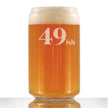 49ish - Funny 16 oz Beer Can Pint Glass - 50th Birthday Gifts for Men or Women Turning 50 - Fun Bday Decor