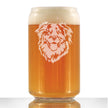 Australian Shepherd Face Beer Can Pint Glass - Unique Dog Themed Decor and Gifts for Moms & Dads of Aussies- 16 Oz
