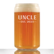 Uncle Est. 2023 - Bold - 16 Ounce Beer Can Pint Glass