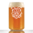 Border Collie Face Beer Can Pint Glass - Unique Dog Themed Decor and Gifts for Moms & Dads of Border Collies - 16 Oz