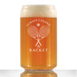 Causing a Racket - 16 Ounce Beer Can Pint Glass