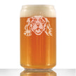 Cavalier King Charles Spaniel Face Beer Can Pint Glass - Unique Dog Themed Decor and Gifts for Moms & Dads of Cavaliers - 16 Oz