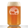 Elephant Sunset - 16 Ounce Beer Can Pint Glass