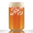 Maryland Flag - Cute Maryland State Flag Beer Can Pint Glass, Large 16 Ounce Size, Etched Sayings, Gift for Marylander