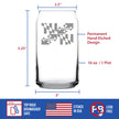 Maryland Flag - Cute Maryland State Flag Beer Can Pint Glass, Large 16 Ounce Size, Etched Sayings, Gift for Marylander