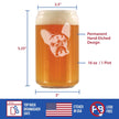 French Bulldog - 16 Ounce Beer Can Pint Glass