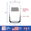 Kansas State Outline Beer Can Pint Glass - State Themed Drinking Decor and Gifts for Kansan and Jayhawker Women & Men - 16 Oz Glasses