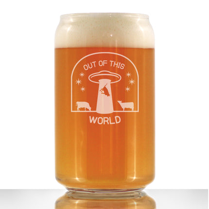 Out of This World - 16 Ounce Beer Can Pint Glass