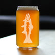 Trout - Beer Can Pint Glass - Trout Fishing Gifts for Fisherman - Fun Fish Cups & Lake House Decor - 16 oz