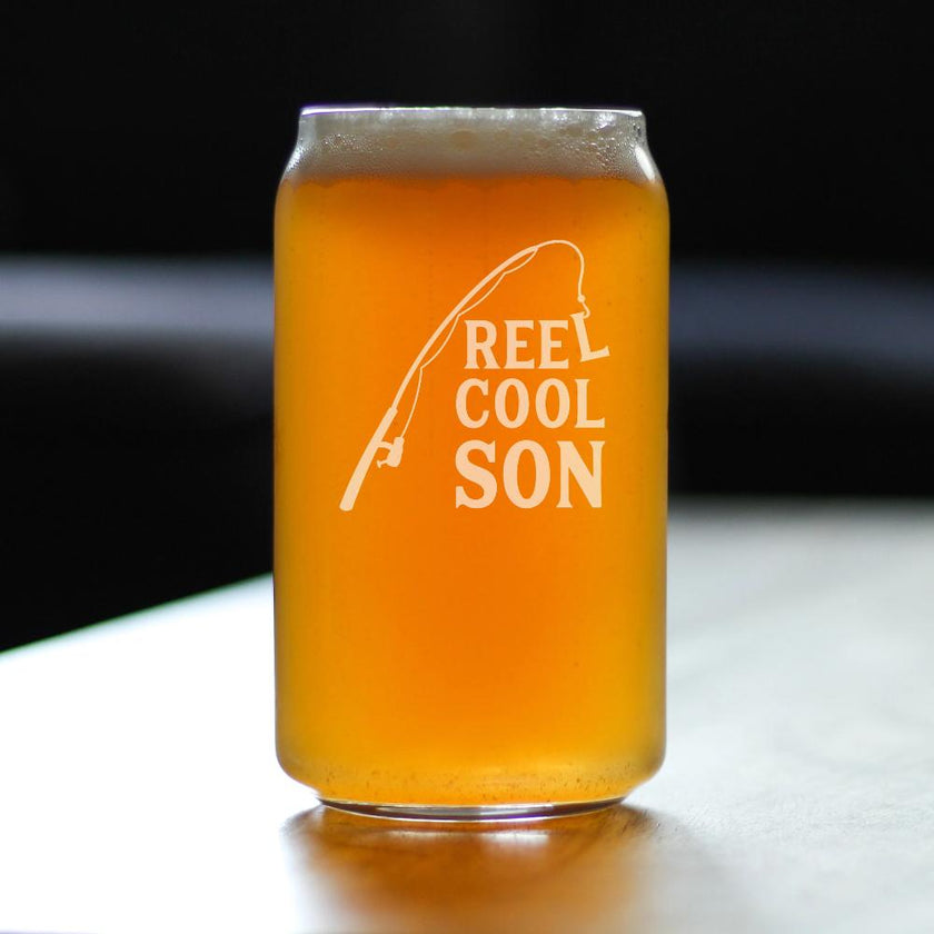 Reel Cool Son - 16 Ounce Beer Can Pint Glass