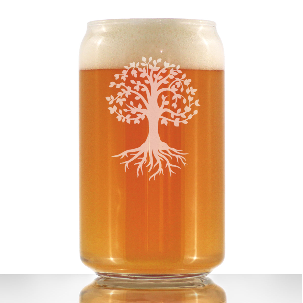 Tree Of Life - Beer Can Pint Glass - Cute Family Themed Gifts and Decor - 16 oz Glass