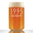 Vintage 1995 - Beer Can Pint Glass - 31st Birthday Gifts for Men or Women Turning 31 - Fun Bday Party Decor - 16 oz