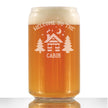 Welcome To The Cabin - Beer Can Pint Glass - Rustic Themed Gifts and Cabin Decor Large - 16 Oz Glasses